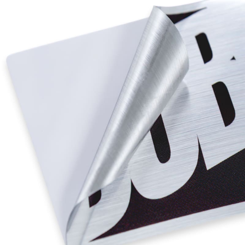 Brushed Aluminum Stickers 5