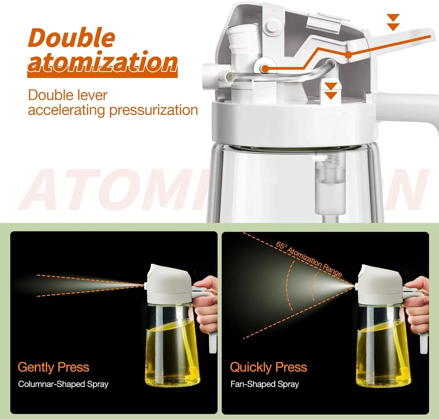 2 in 1 Oil Dispenser Bottle for Kitchen 5