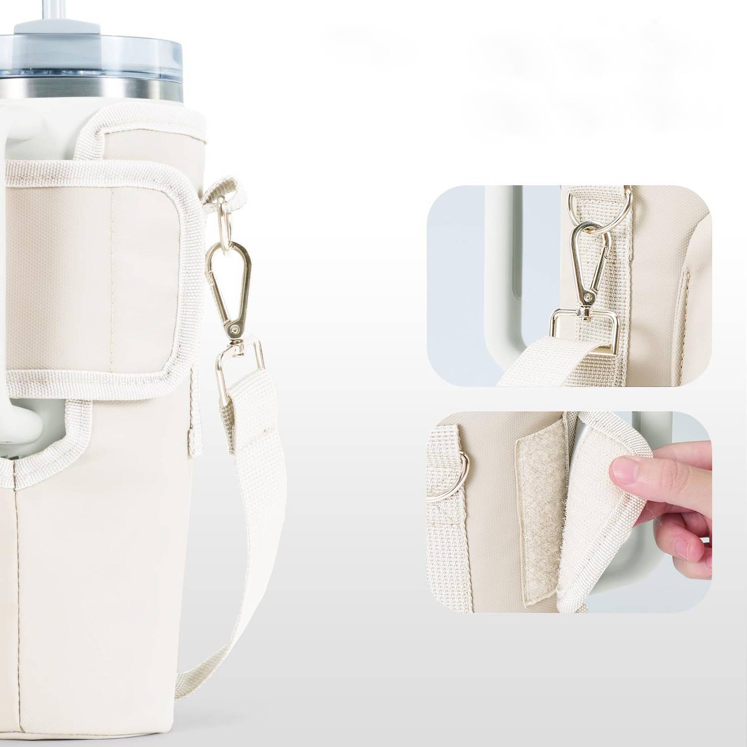 40OZ Diving Material Crossbody Car Insulation Cup Cover 2