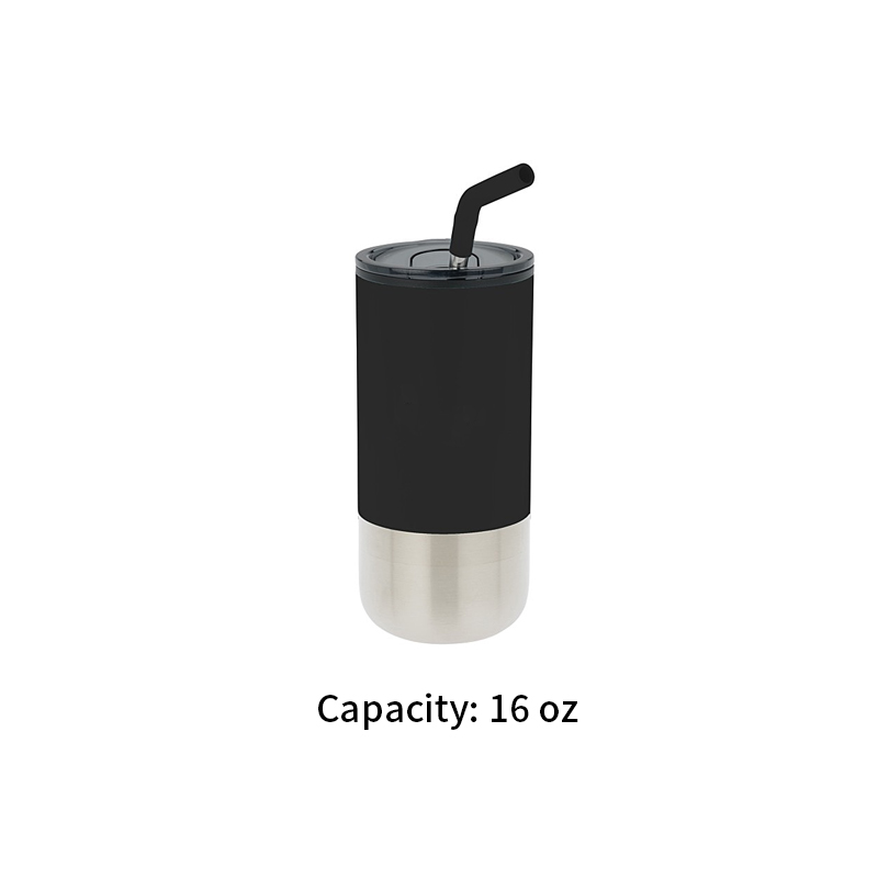 Tumbler with Stainless Straw - 16 oz 2