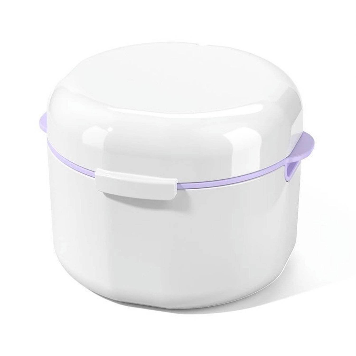 Double layer hollowed out invisible tooth set storage box 2