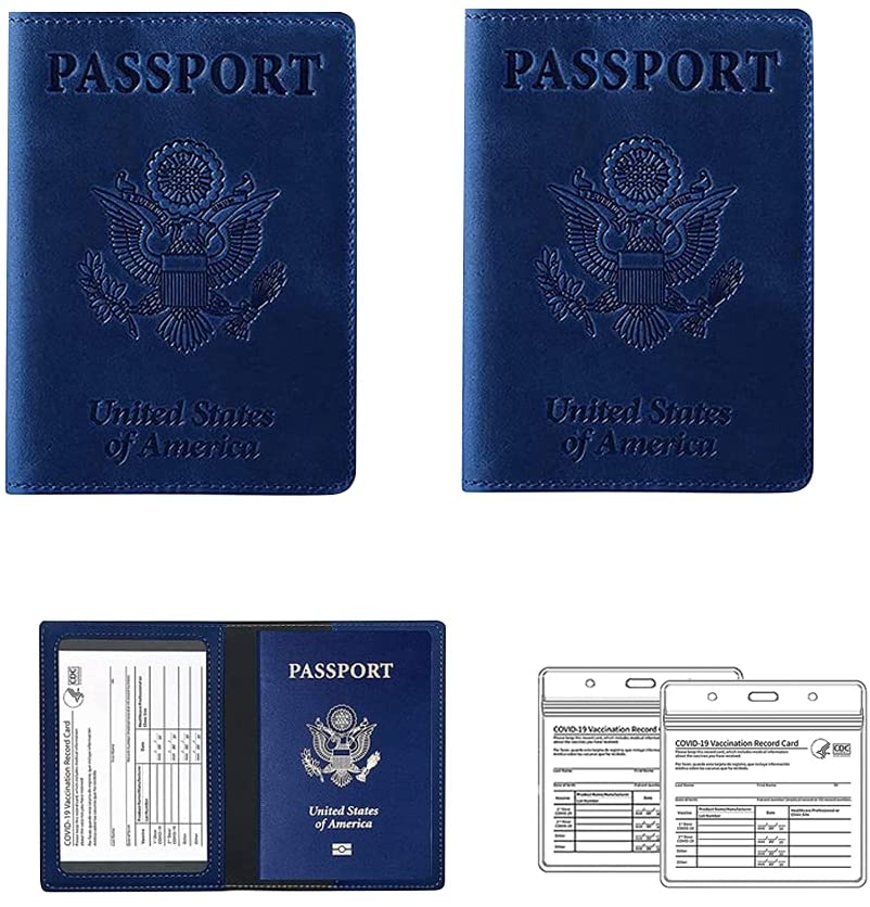 Summer Sun 2 Pack Passport and Vaccine Card Holder 6