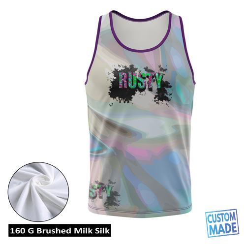 Unisex & Kids' Sublimation Classic Tank Top - 160G Brushed Milk Silk 2