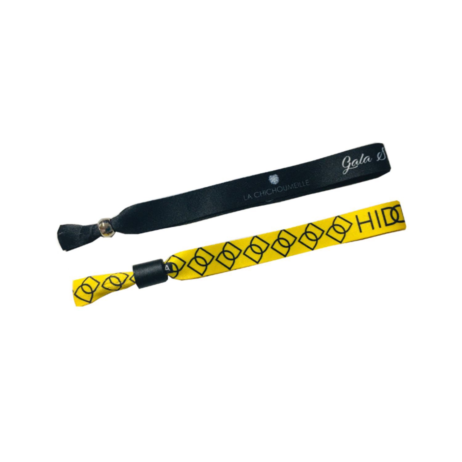 1/2" Sublimated Ribbon Event Wristbands w/ Locking Bead 4