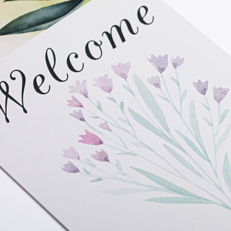4.25 X 11 Inch Full Color Door Hanger 17