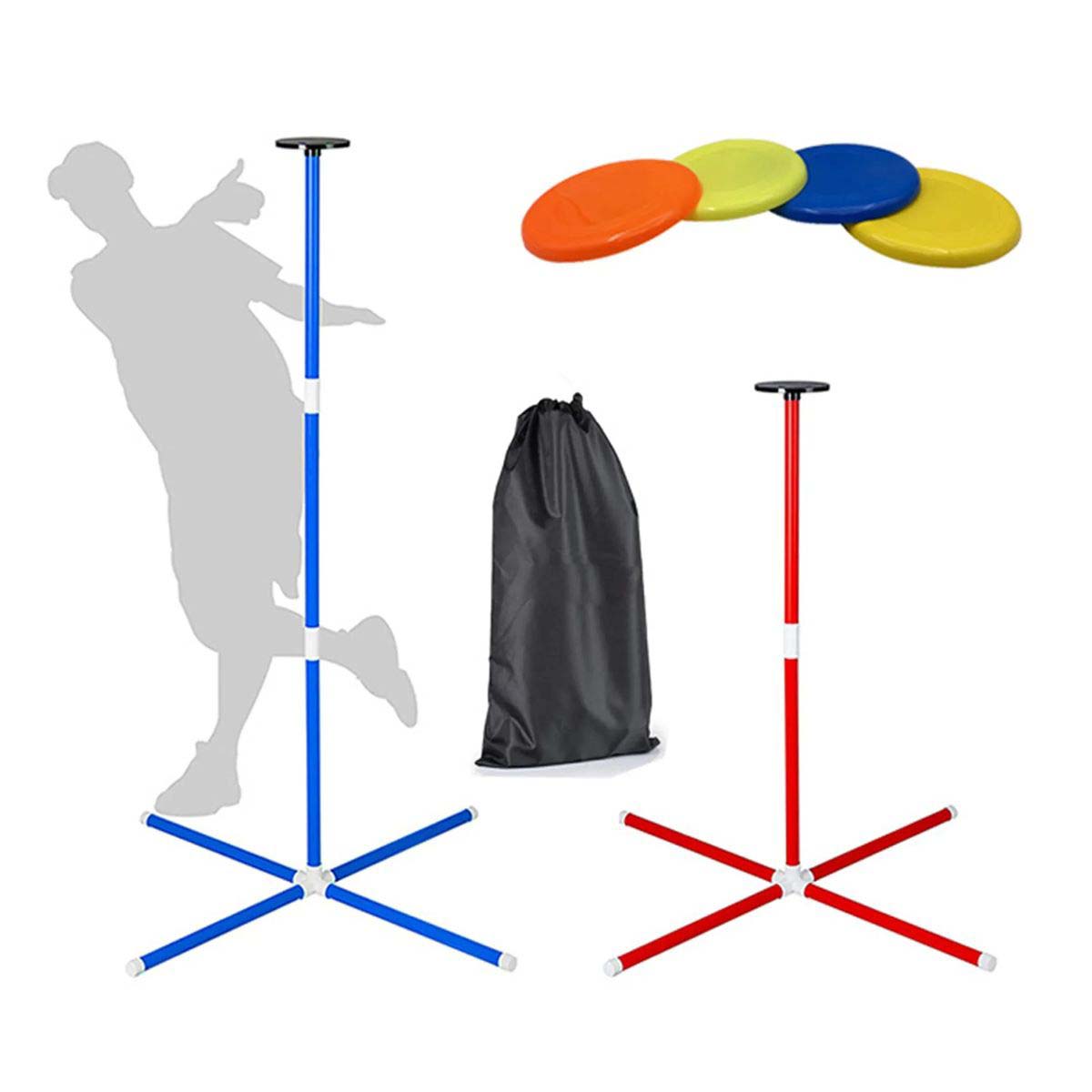 Durable Outdoor Disc Game Set for Family Play 4