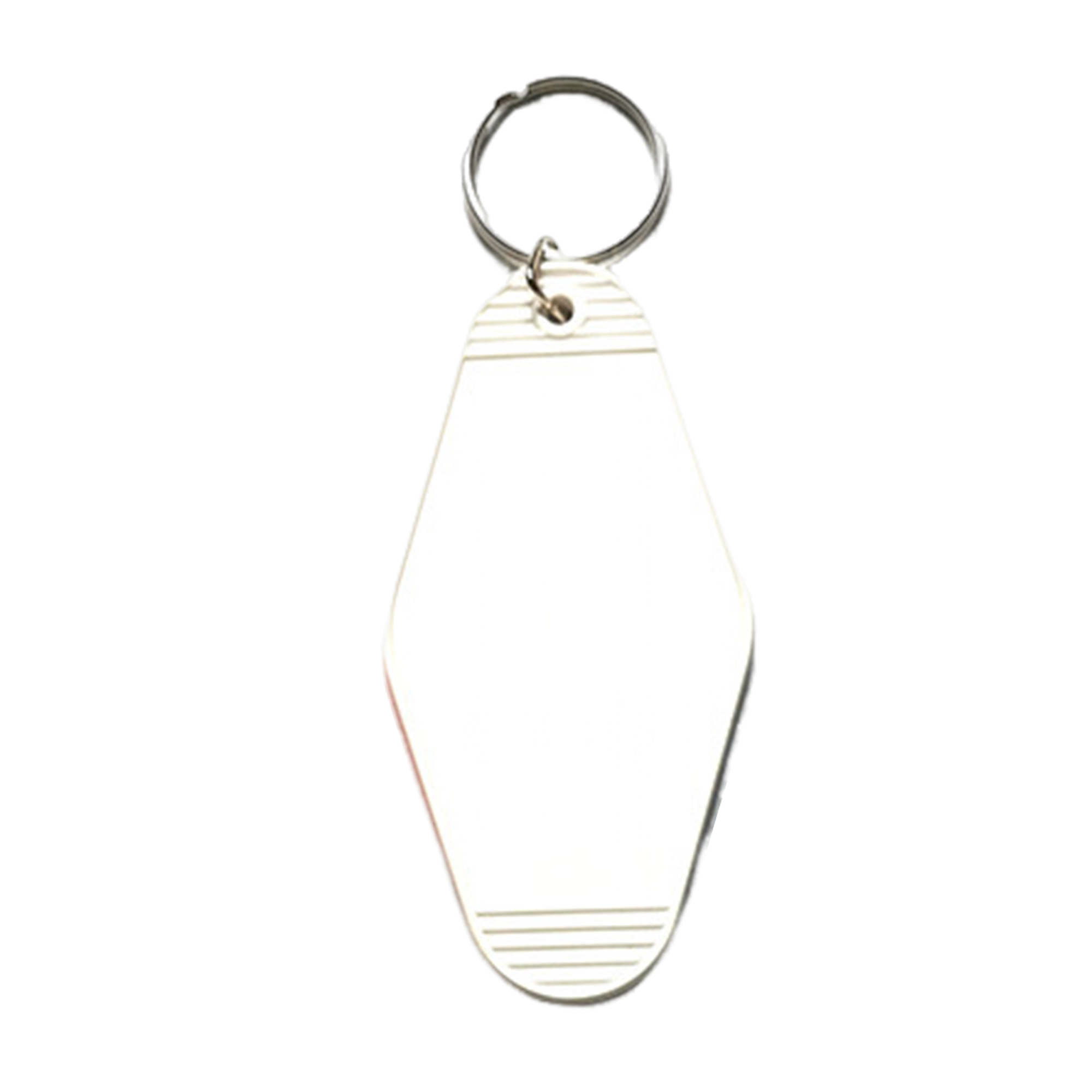 ABS Plastic Retro Hotel Keychain Tag Diamond Shape 3.54" 7