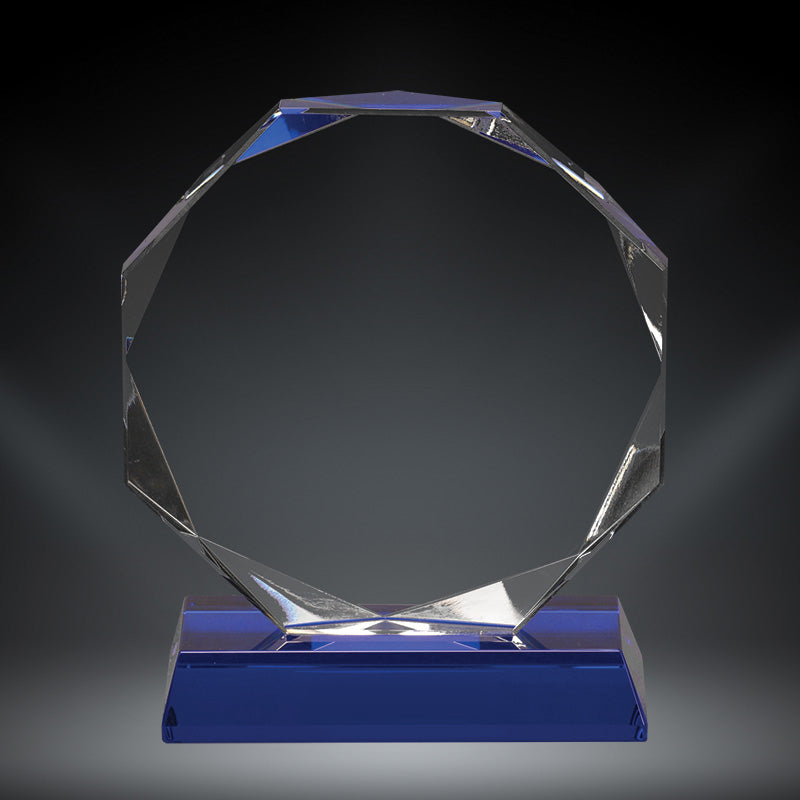 Blue Porto Octagon Crystal 2