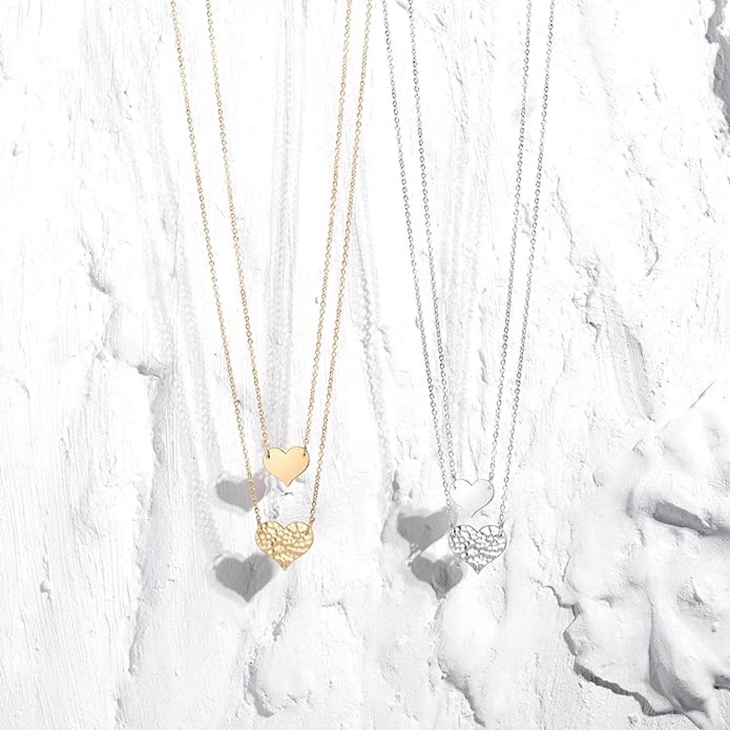 18K Gold Plated Heart Necklace 4