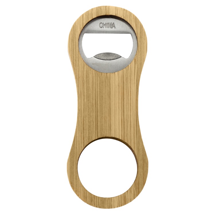 Intox Bamboo Bottle Opener Key Ring 1