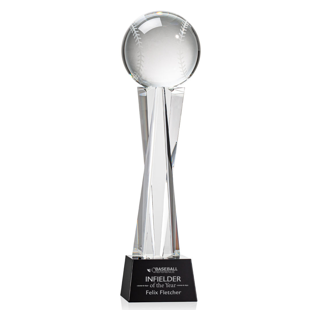 Baseball Award on Grafton Base - Black 4