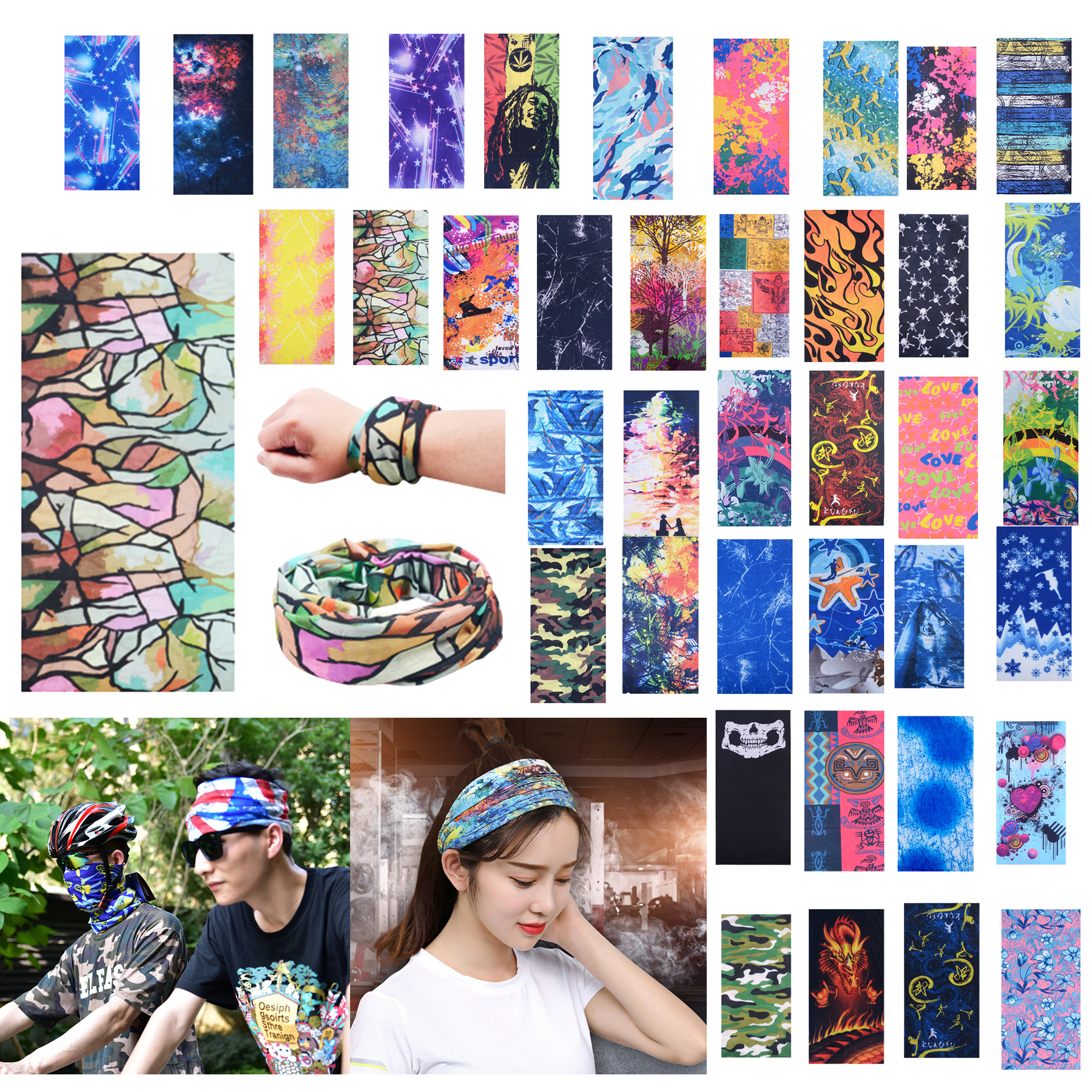 Face Mask Magic Scarf Headband Balaclava 2