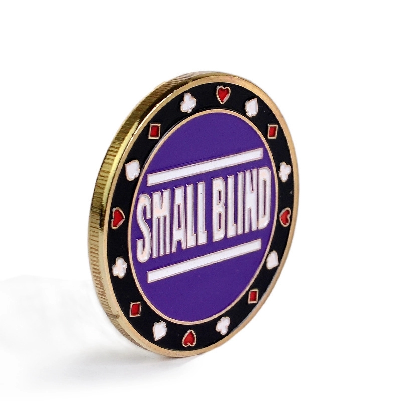 Round Metal Casino Chip Challenge Coin 3