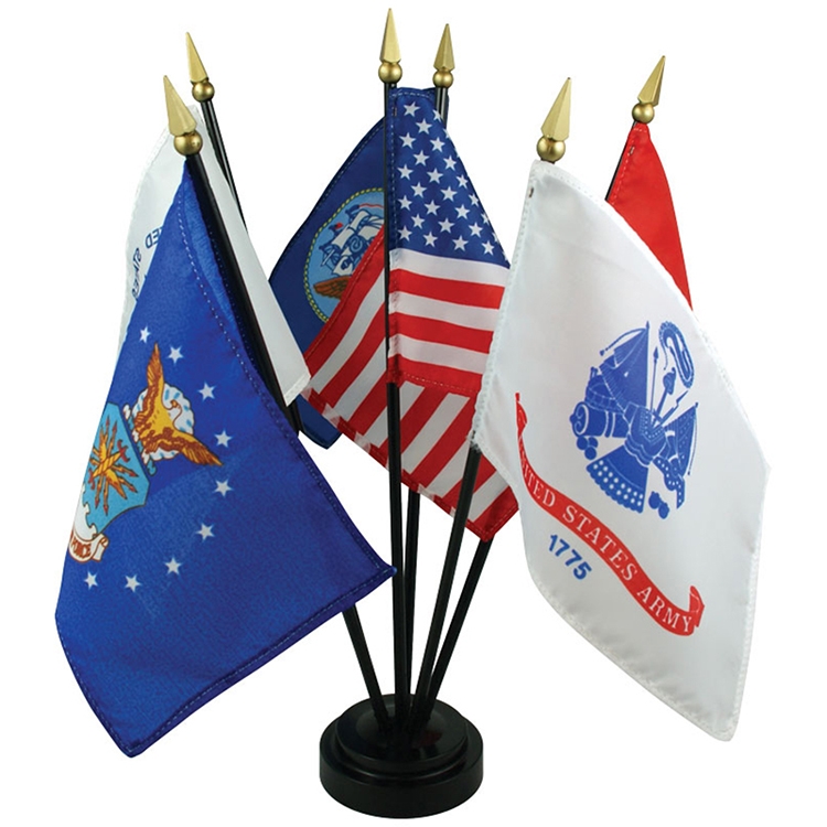 4" x 6" Armed Forces Desk Set 2