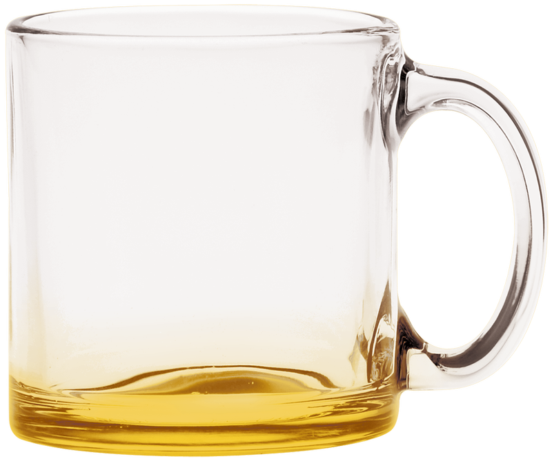 13 oz. Clear Glass Coffee Mug 25