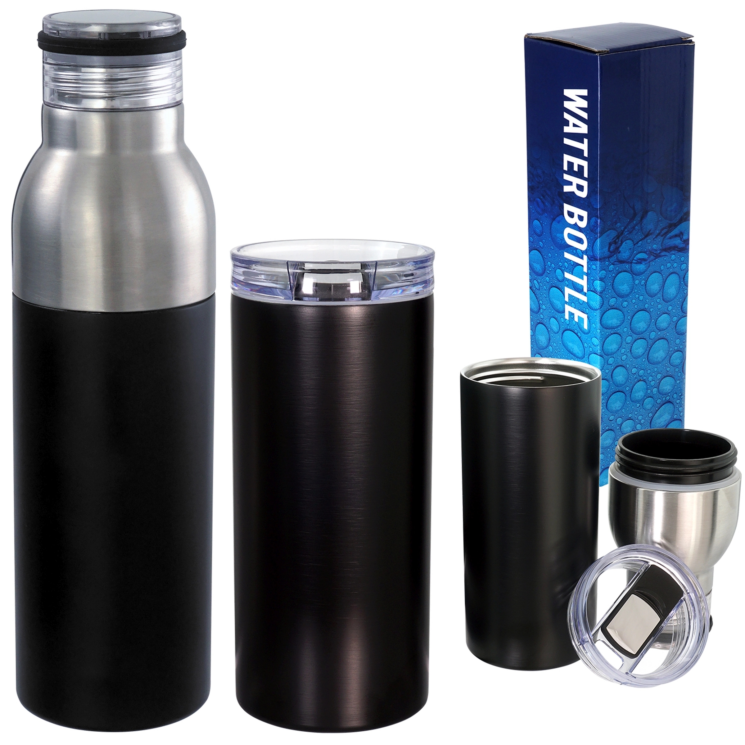 Stainless Tumbler Bottle Combo 6