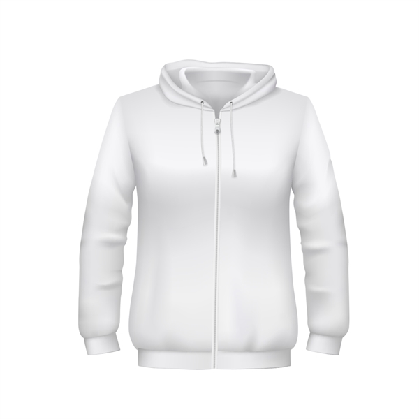 Women's Sublimation 250G Lightweight Full-Zip Hoodie 2