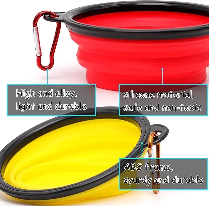 Collapsible Travel Bowls for Dogs Cats Pets 2