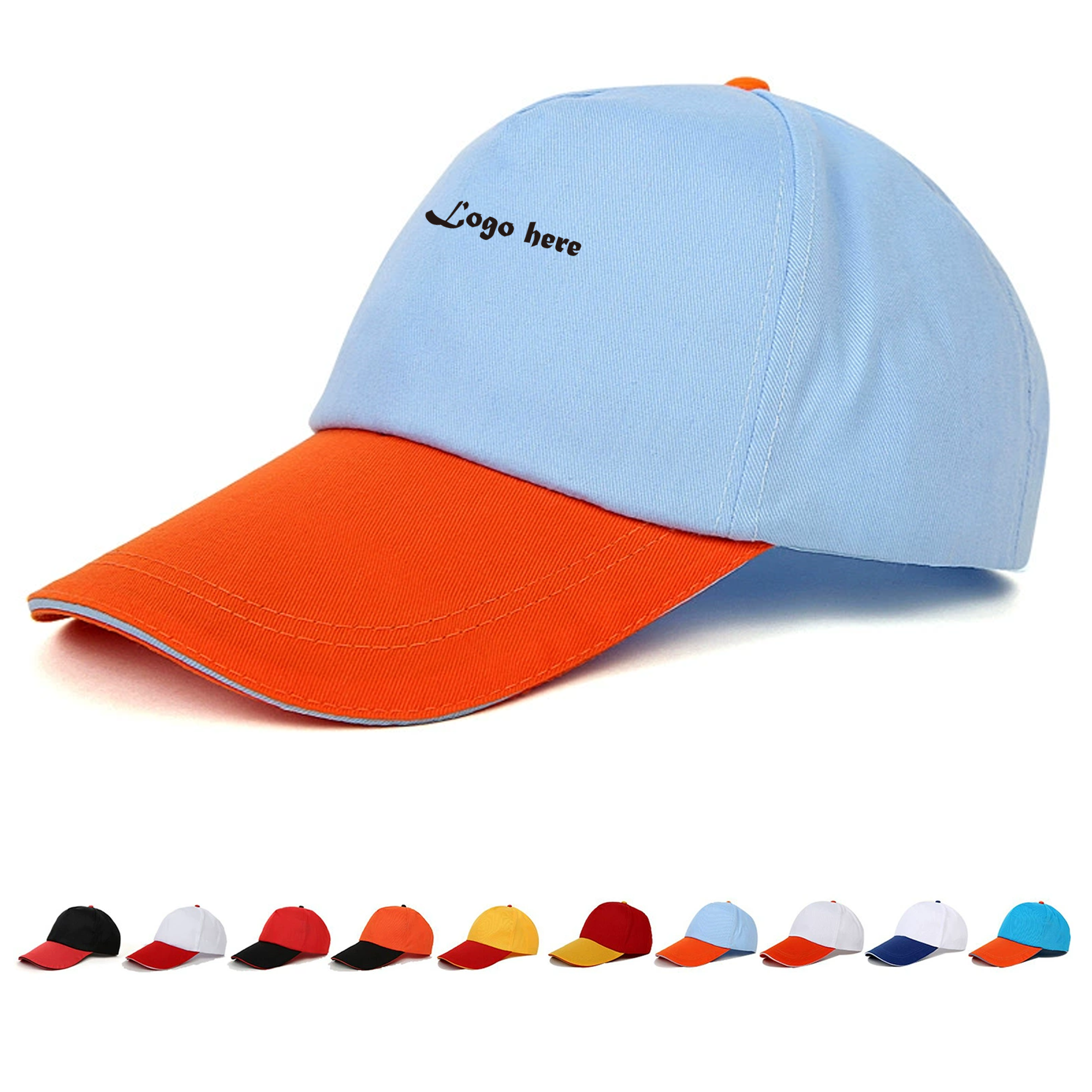 MOQ 50 Adjustable Two-Tone Cap with Custom Logo 1