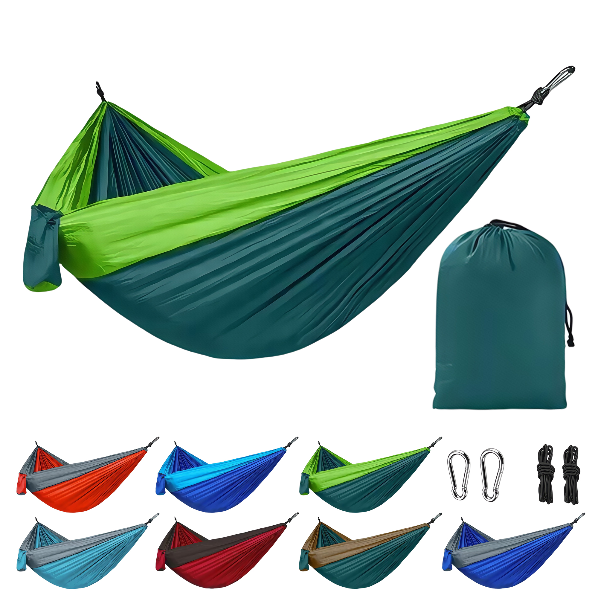 Lightweight Nylon Hammock w/Carry Bag 2