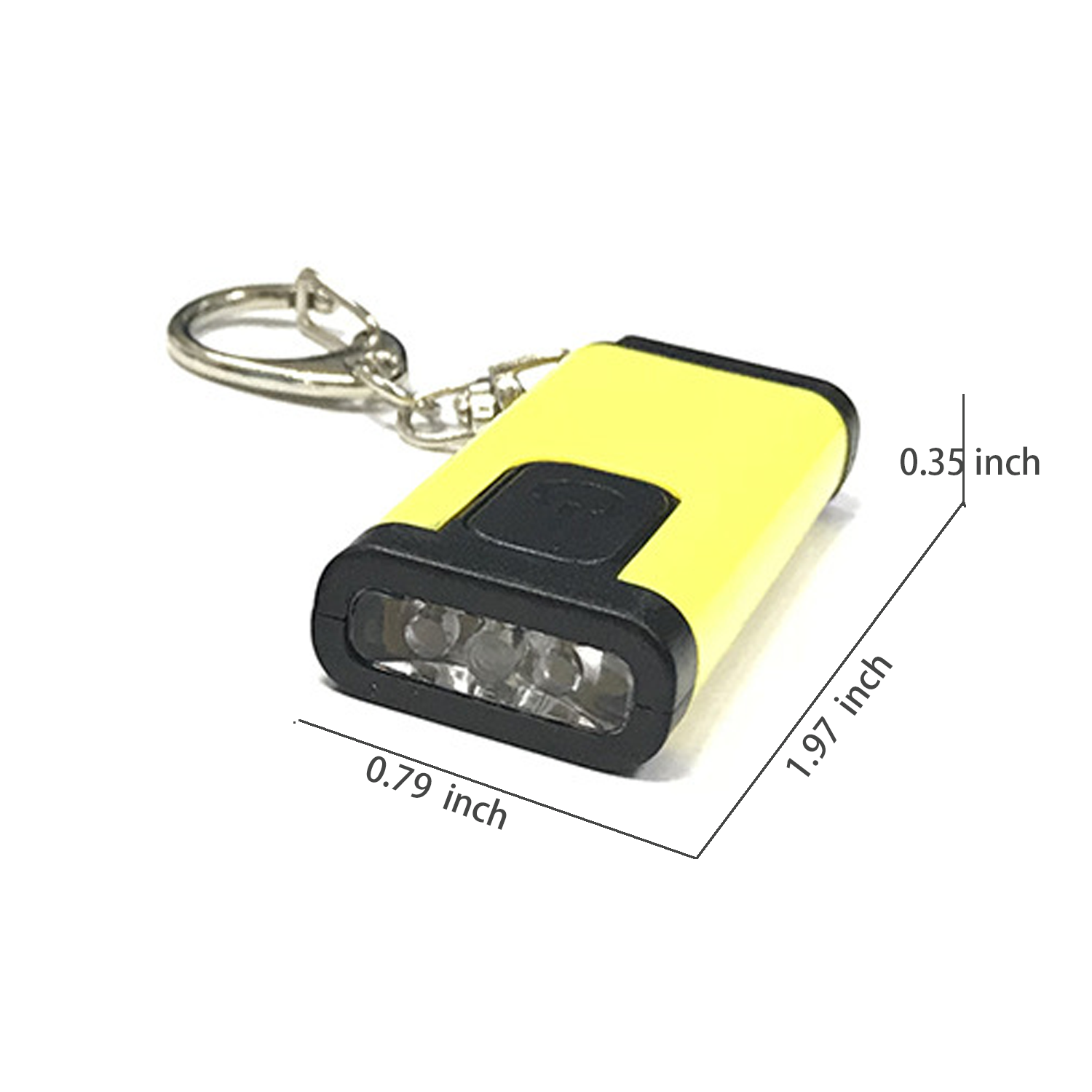 Key Chain W/ LED Rechargeable Mini Flashlight 3