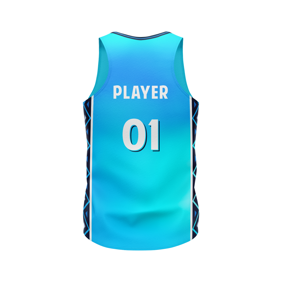 Women's Sublimation Basketball Jersey - Short Hole Mesh 3