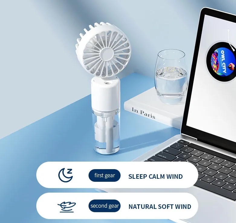 Wholesale OEM Misting Fan with Logo - Bulk Order for Outdoor/Camping 2