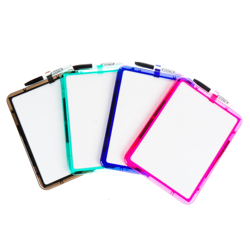 Dry Erase Boards - 4 Colors 8.5" x 11" 2