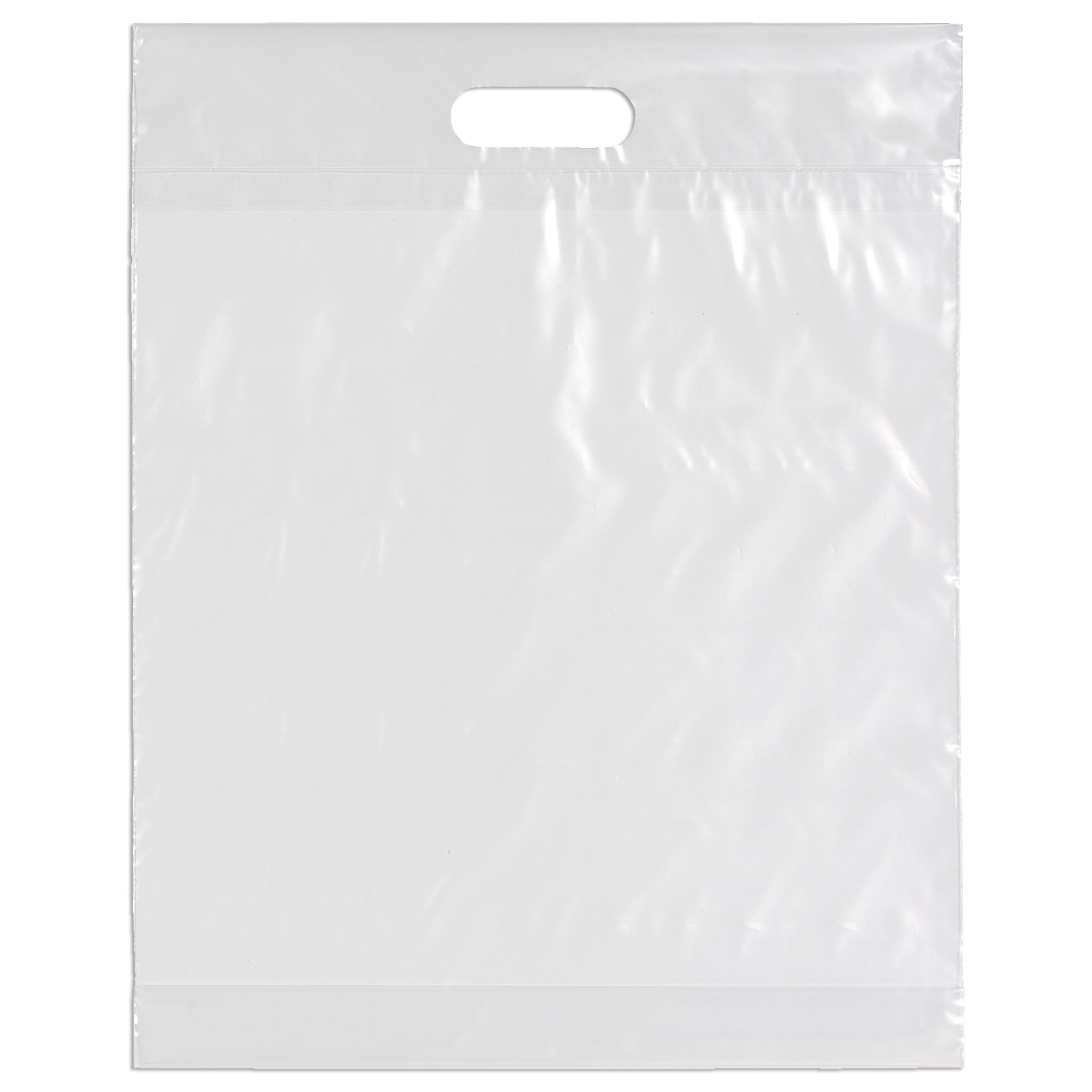 Die Cut Handle Bag - 15W x 19H x 3 - Flexo Ink Print 22