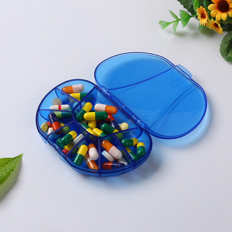 8 Compartments Portable Pill Box 2