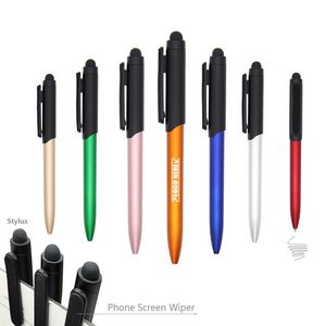 Stylus Ballpoint Pen With Screen Wiper 4