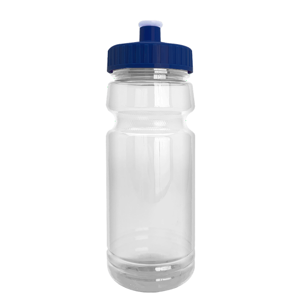 Wheely 24oz Transparent Bike Bottle w/Push-Pull Lid 48