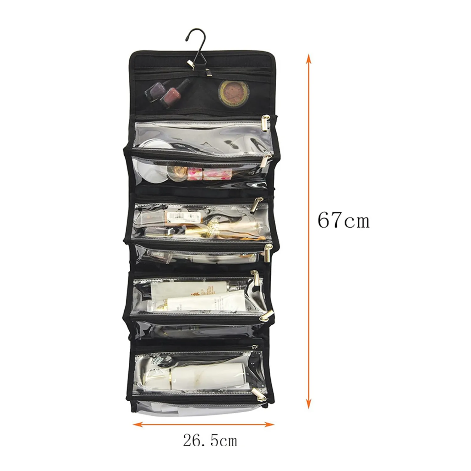 Large Capacity Portable Hanging Travel Toiletry Bag 2
