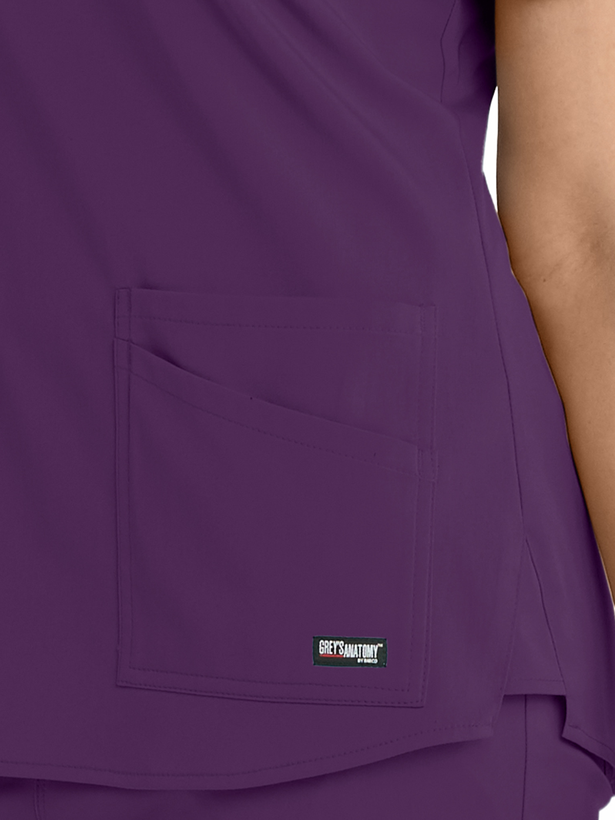 Grey's Anatomy Spandex Stretch - Women's Four-Pocket V-Neck Emma Scrub Top 7