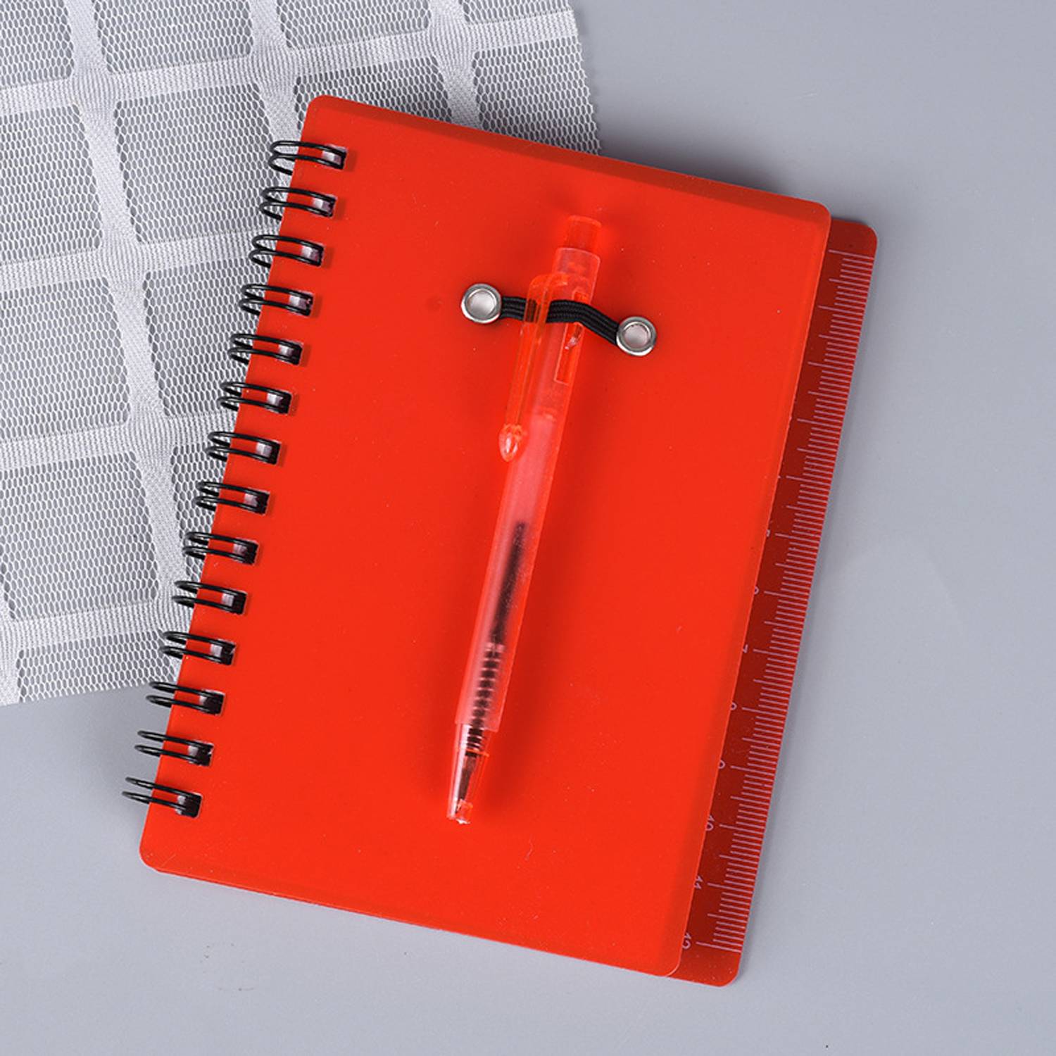 Soft PP Cover Spiral Business Notebook w/ Pen 7