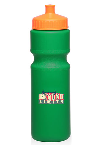 28 oz. Push Cap Plastic Water Bottles 33