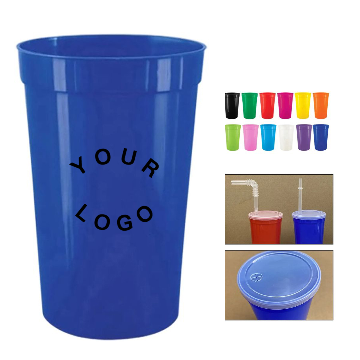 Eco Friendly 16oz Stadium Party Cup with Logo Print 7
