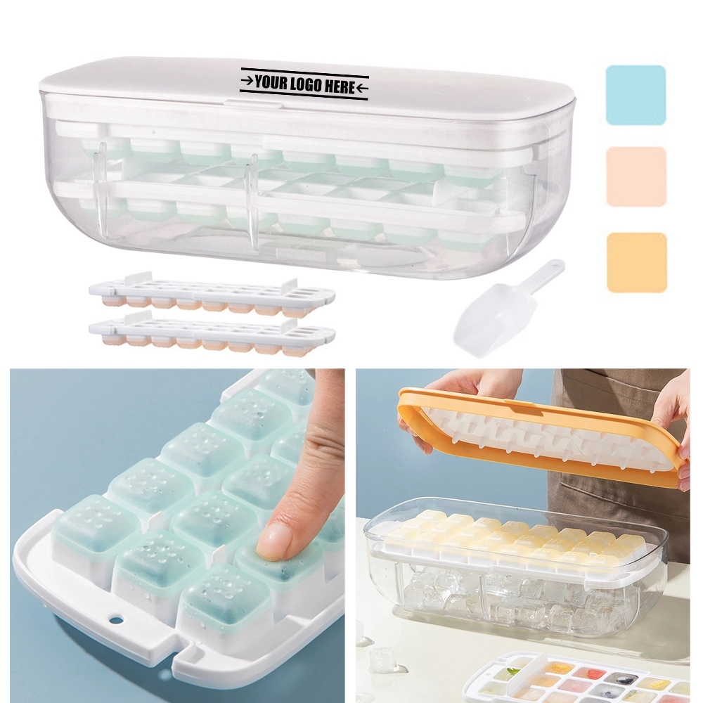 Easy-To-Remove Ice Cube Tray With Lid 5