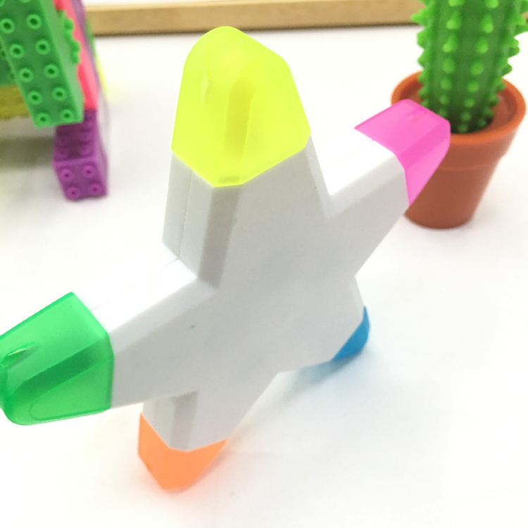Star Shaped 5 Color Highlighter 4