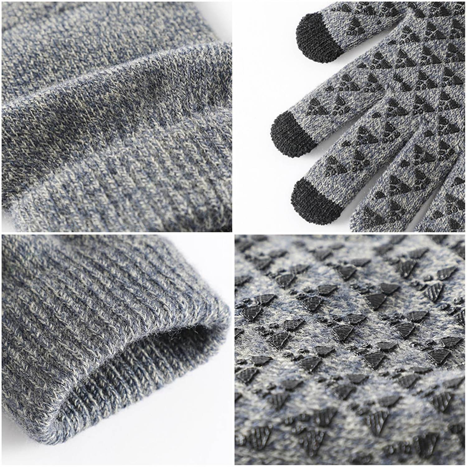 Winter Knit Touchscreen Gloves 4