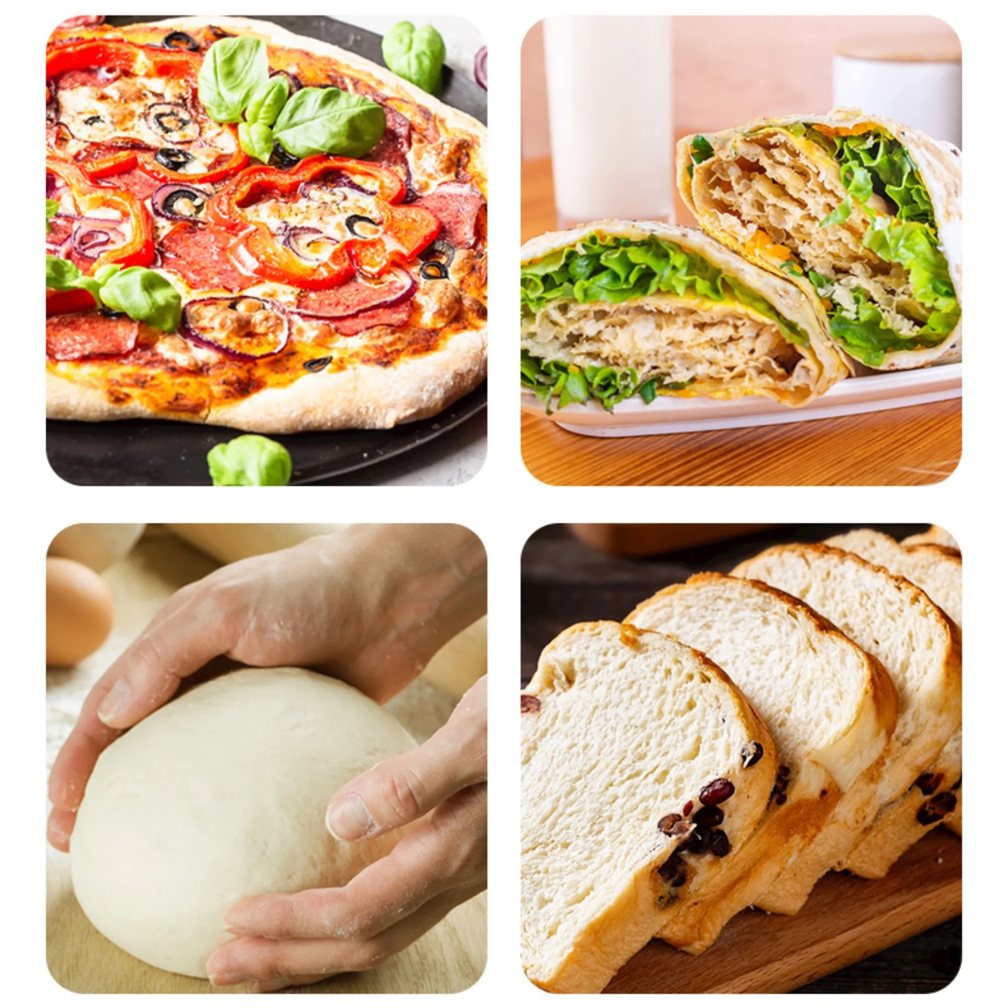 Circular Roller Pizza Knife With Protective Cover 3