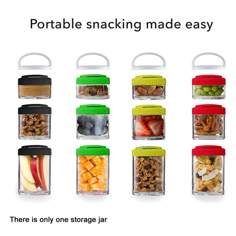 4-layer Stackable Protein Powder Snack Containers 3