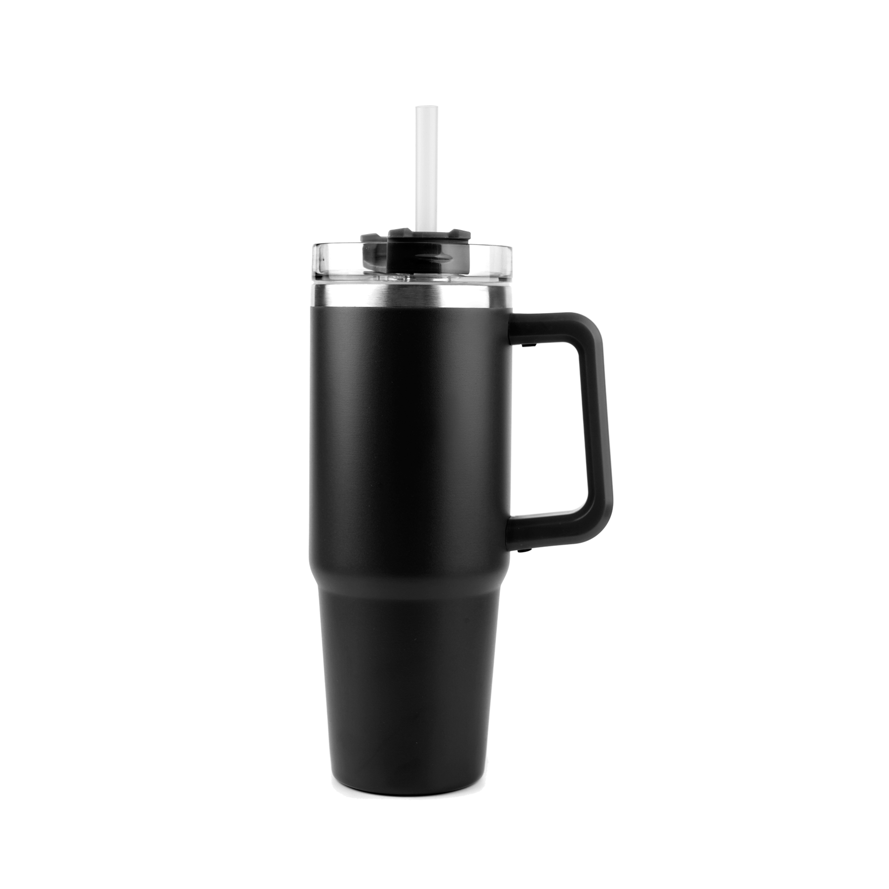 US Stock 30 OZ. S/S Travel Mug w/ Handle & Twist Closure Straw Lid 5