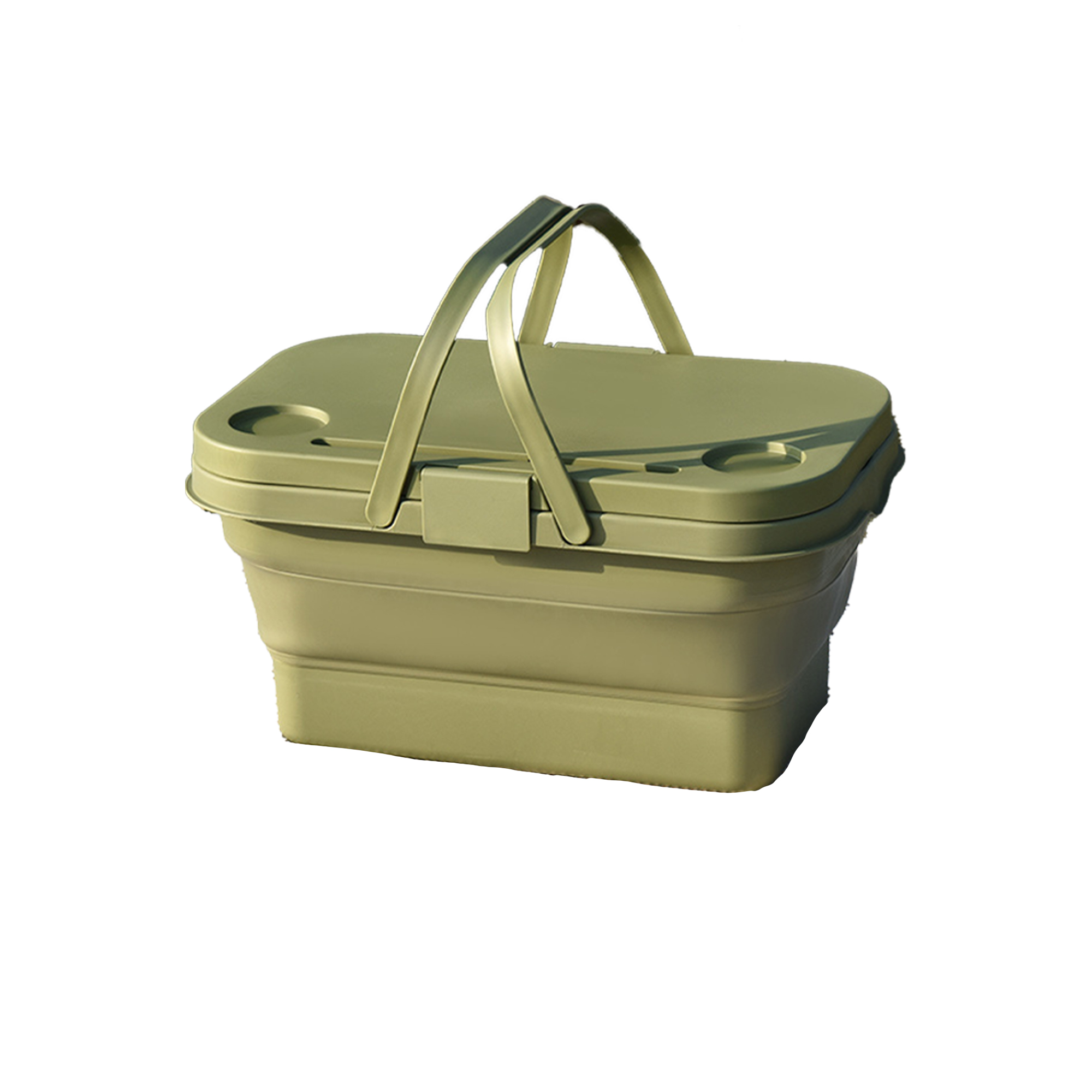 Polypropylene Camping Portable Storage Basket With Lid ?C Durable And Lightweight 4