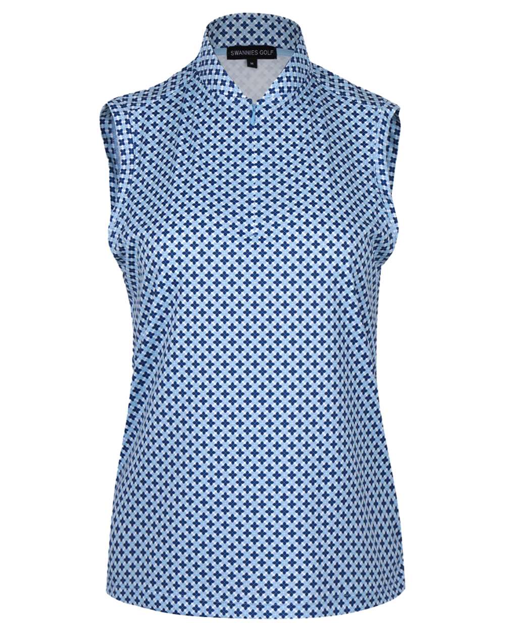 Women's Amber Quarter-Zip Sleeveless Polo - SW8100L 3