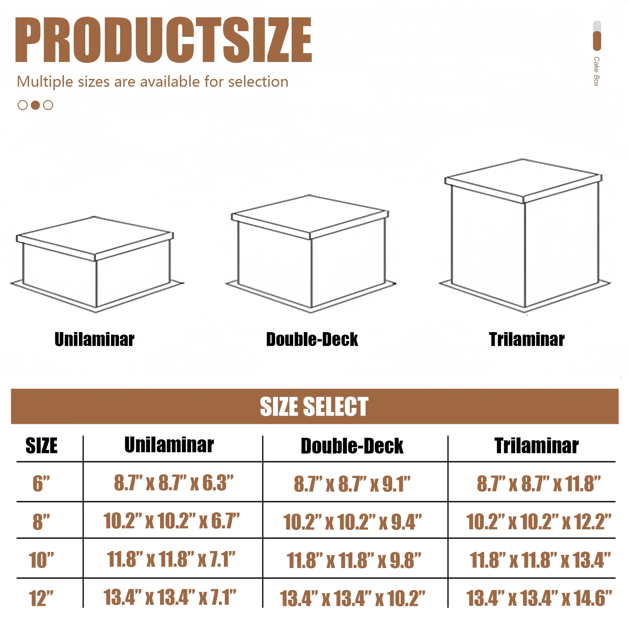 Dessert Cake Holder Carrier Box 6