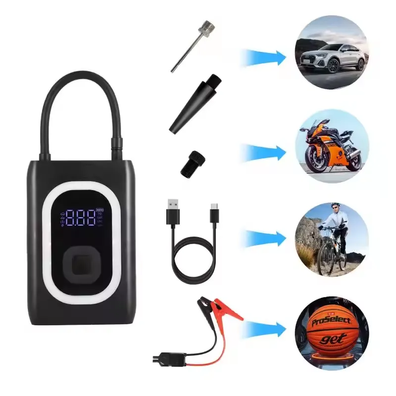 12000mAh Emergency Car  Jump Starter & Air Compressor 1