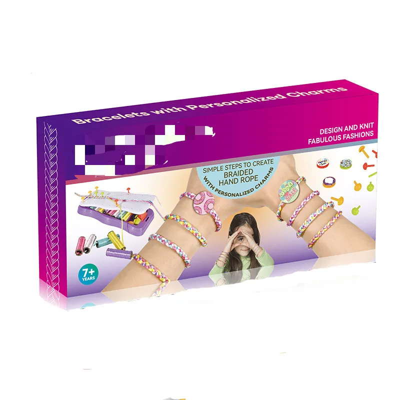 Hand Rope Weaver Set Bracelet Making Girls Gift 3