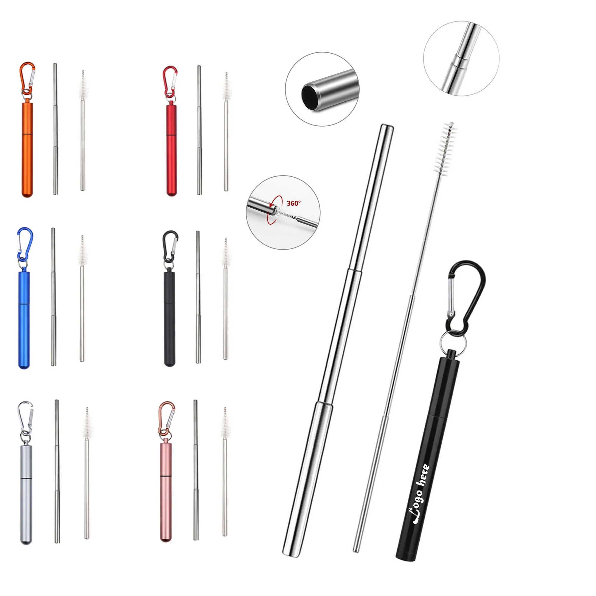 Reusable Stainless Steel Straw