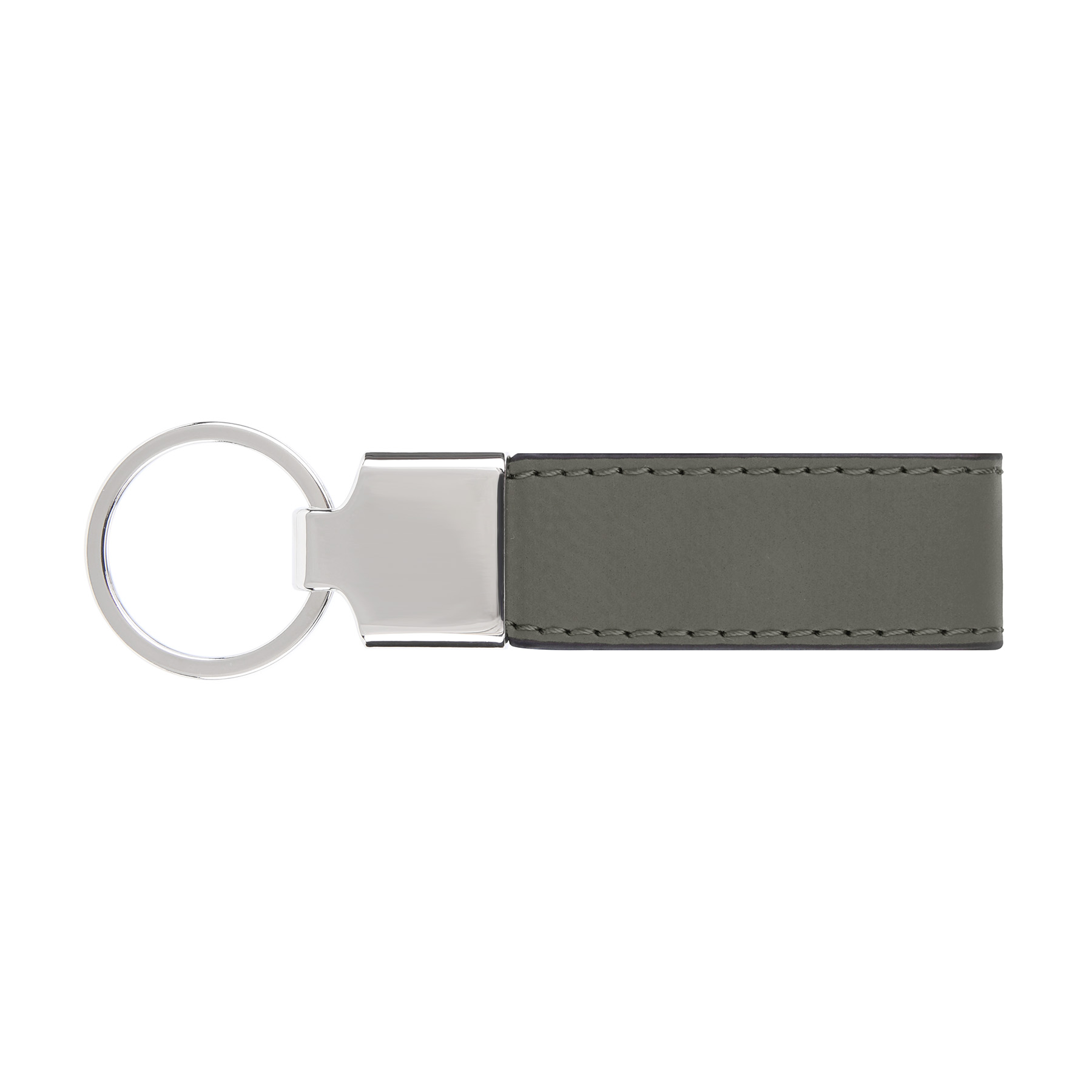 Luxe Zinc Alloy Key Chain With Short Leather Lanyard 7